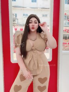 ชุดเซ็ทขายาว 🤎🤍 เซ็ทหัวใจ 🤎🤍 เซ็ท2ชิ้น เสื้อผูกหน้า กับกางเกงขายาวสม้อก