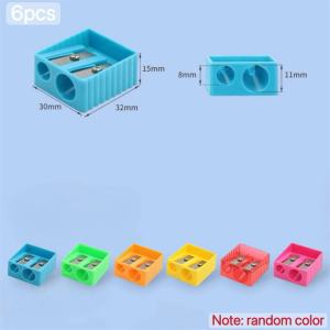 BELIEVE Wholesale 24pcs/box Dual Hole Pencil Sharpener School Supplies Sharp Blade Durable Sturdy Student Stationery Back to School 2026 Requirement Murang Gamit sa Eskwela Ready Stock Manila COD Fast Ship High Quality PH New