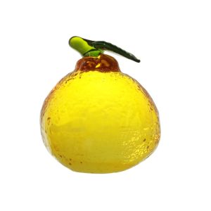 T6JOB1 Cute Crystal Fruit Figurine Handmade Mini Simulation Banana Ornaments Simple Cartoon Fruit Ornaments Collectible