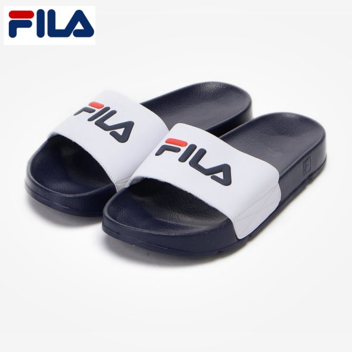 Blue fila slides online