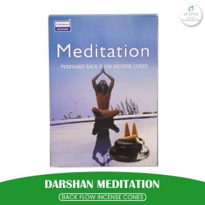 Dupa India Kerucut Aromatherapy Cones - Darshan Meditation Back Flow