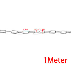 Stainless Steel Closed Four-leaf Clover Chain diy Accessories NK Chain Fashion Jewelry Chain Colorfast Chain