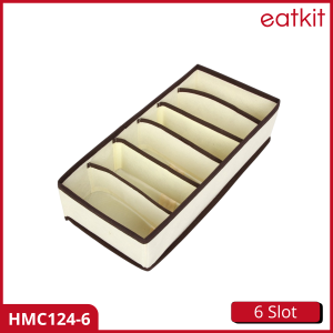 Eatkit Tempat Penyimpanan Pakaian Dalam Storage Box Organizer Kaos Kaki Ciput Baju Serbaguna