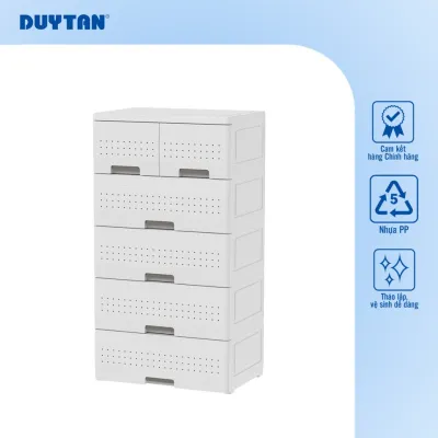 Tủ Tabi Diamond-L 5 ngăn tủ nhựa Duy Tân cao cấp sang trọng tủ quần áo đa năng tiện lợi
