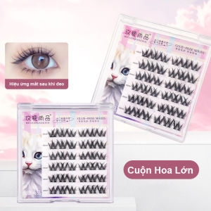Hộp 6 Cặp Lông Mi Giả Không Cần Keo Nhiều Kiểu Dáng Cụm Mi Giả Tự Dính Mềm Nhẹ Tự Nhiên Dùng Hằng Ngày