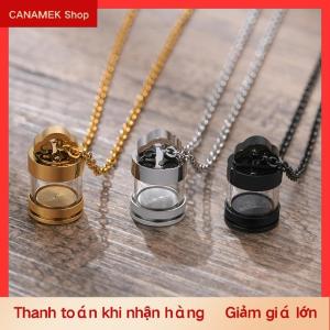CS Rõ ràng Hollow fillable Glass ống dây chuyền cho phụ nữ người đàn ông urn tro hỏa Táng đồ trang sức tưởng niệm lưu niệm Mặt dây chuyền
