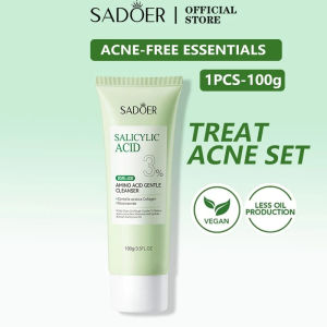 Best Seller SALICYLIC ACID CLEANSER 100g | Brightens Skin | Improves Dullness | Shrinks Facial Pores | Deep Pore Cleansing | Effectively Treats Acne | Mild and Non-irritant | Smoothens Facial Skin | Refresh and Control Oil | Amino Acid Gentle Cleanser.