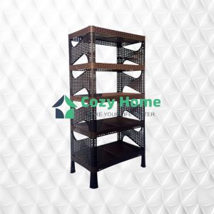 Centrix Rattan Shoe Rack Durable Organizer Space Saver Multi-Layered Organizer For Shoes