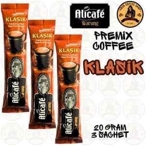 Alicafe Warung Classic Instant Coffee Drink 20 Gram 20 Sachets