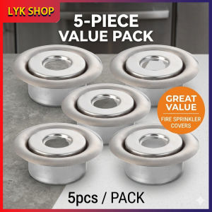 5pcs Escutcheon Plate for Fire Sprinkler Head Commercial Fire Safety