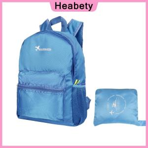Heabety 25L Lightweight Folding Backpack Mens Ultralight Waterproof Backpack Womens Travel Camping Hiking Backpack Customized