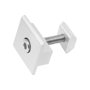 Solar Panel Clamps Panel with Hex Socket Head Caps Bolts Spring Washer and Slider Nut Solar Mid Clamp for Solar Panel