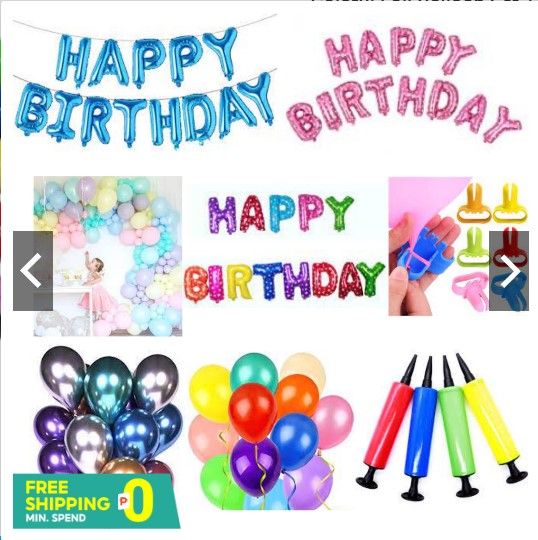 TKB Happy Birthday Banner Flags With String Party Decorations Birthday ...