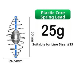 CLARO 5 Pcs 5 Pcs Carp Feeder Cage With Weight Cage Design Bait Feeder Weight Durable Group Fishing Feeder Fishing Rig For Carp