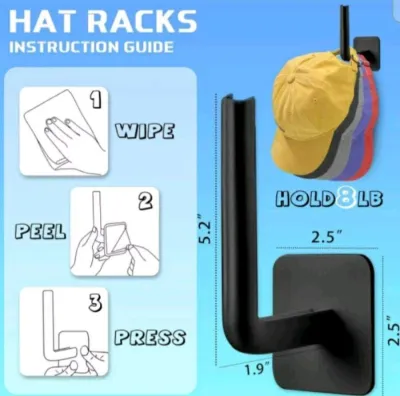 Hat Rack for Wall LS
