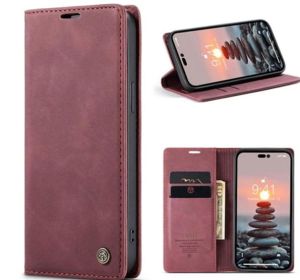 Gcase Case Leather Flip Dompet Oppo Reno 7 7Z 8 8Z 8PRO Z PRO  5G Casing Kulit Premium