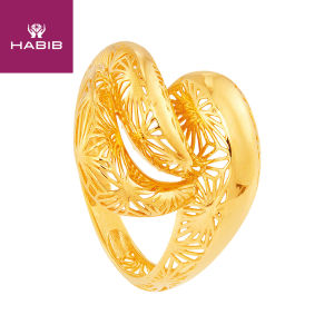 HABIB Oro Italia 916 Yellow Gold Ring GR50440623 (22K Gold)