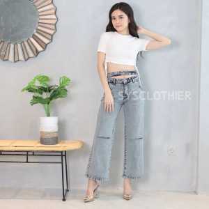 Celana Jeans Wanita Sehun Kulot-SYS Clothier