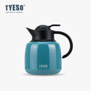 Tyeso Thermal Insulation Modern Tea Pot With Filter And Handle 600/750/1000ml 304 Stainless Steel Sweted Coffee Pot Teko 茶壶