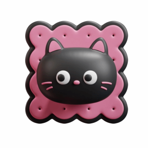 MIKE DUNBAR Cartoon Cat Cat Shaped Door Stopper Silicone Silent Door Handle Protector Anti-Trap Soft Bumper Door Shock Absorber Home Use