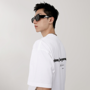 Áo thun nam DayM | Basal - Form Âu oversize 100% cotton co giãn 2 chiều thoáng mát 250gsm