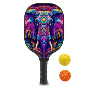 Lightweight Pickleball Paddle with Comfort Grip and Durable Fiberglass surface for Indoor/Outdoor sport racks ID 60625-165445181