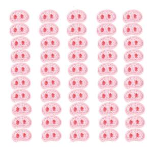 50 Pcs Embroidered Patches Pink Pig Nose Repair Patches Iron On Patches Applique Patches Sew On Patches for Clothes Bag