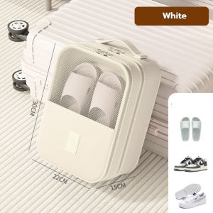 1pc travel shoe storage bag portable three-layer travel storage shoe bag with large capacity