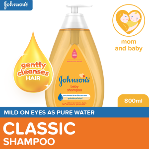 Johnsons Baby Shampoo 800ml - Baby Essentials Baby Care Shampoo for Kids