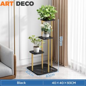 Flower Pot Rack 4 Tier Plant Rack Stand Modern Living Room Garden Rack Flower Rak Pasu Bunga Potted Plant Stand Shelve Garden Balcony