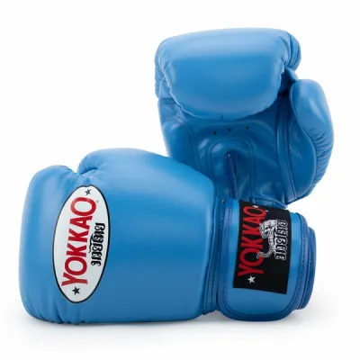 [SG Official Retail] Yokkao Muay Thai Boxing Gloves - Matrix Series (Blue Nobility)