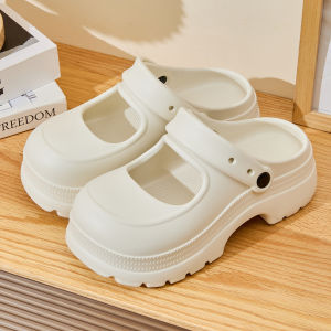 [Free Shipping] 2026 New EVA Slippers WomenS Summer Outdoor Wear Height-Increasing Thick-Soled Non-Slip Sandals
