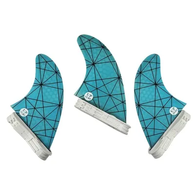 【Trending in Fashion】 Surfboard Fins Upsurf Fcs 2 Fins Thruster Surf Fins G5/g7 Quilhas Fins Blue Medium/large Surfing Fin
