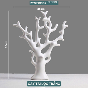 CÂY KIM TIỀN - BẠC - Phụ Kiện Trang Trí Tủ Rượu / TV / Phòng Khách Kiểu Dáng Hiện Đại Sang Trọng