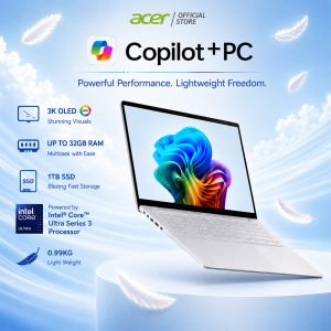 [$300 OFF + Free Gifts $498][0.99KG Copilot+ PC &Intel Core Ultra 7 355] Swift Edge 14 AI | SFE14-I51 14" 3K OLED Laptop