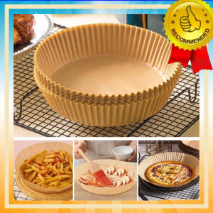 Air Fryer Paper 25 Pcs Anti Lengket 16cm Kertas Alas Airfryer 25pcs Baking Paper Tahan Minyak Sekali Pakai Murah Penggoreng Tahan Panas