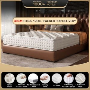 🇸🇬Koala Home🔥Mattress memory 30cm foam mattress latex independent silent pocket spring