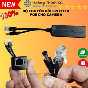 Bộ Chuyển Đổi Splitter POE 48v sang 12v Cho Camera IP Không POE - Splitter POE Hàng loại tốt