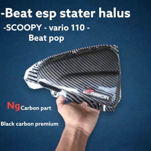Black Carbon Tutup filter Beat Esp Scoopy Vario 110 Beat pop