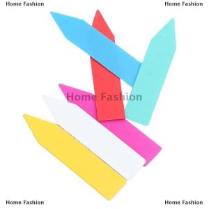 [COD] Home Fashion 100pc 5x1cm Plants Labels Indoor Bonsai Name Tag Plastic Multicolors