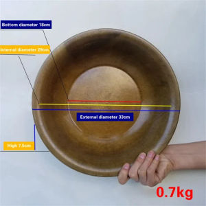 Pure copper Handmade thickened brass basin old copper basin Carbon furnace wash basin Chinese wedding washbasin carbon Brazier