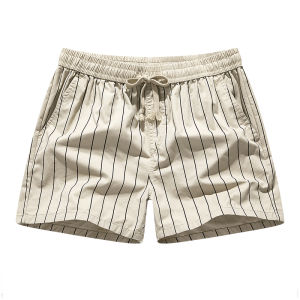 URBAN PIPE Board Stripe Shorts For Men Above The Knee Casual Garter Beach Short 320536