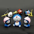 BENNETTGC Car Cartoon Helmet Propeller Doraemon Decorations Doll. 