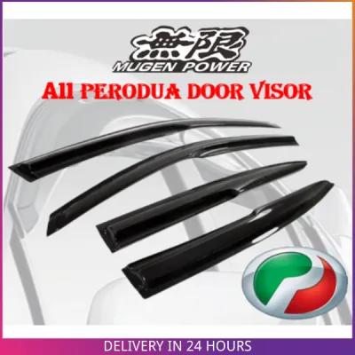 PERODUA MYVI AXIA BEZZA ALZA ARUZ VIVA KELISA KEMBARA KANCIL ATIVA HIGH QUALITY Mugen Door Visor Window Visor