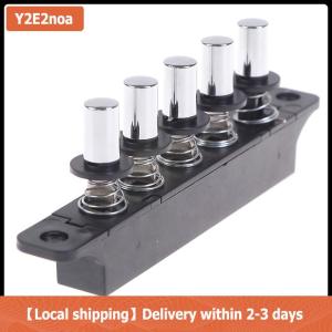 【Local shipping】 Five-position plug-in button switch for range hood five-position silver switch
