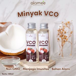 ALAMEE Minyak Kelapa Murni 100ml Extra Virgin Coconut Oil VCO Dapat Diminum Organik Masak Minum
