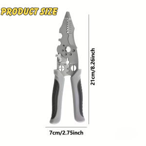 28-in-1 Wire Stripper Heavy Duty Multipurpose Pliers Wire Cutter Stripper Crimping Tool