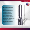 40-inch Air purifier for room bladeless fan strong wind stand fan bladeless tower fan 90°rotating air outlet ultra-remote control Smart Timer for home. 