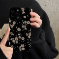 Retro Daisy Texture Case For iPhone 16/15/14/13/12/11 Pro 12 13 mini 6 6S 7 8 Plus X XR XS max Soft Shockproof Back Casing Fashion Creative Phone With Full Lens Protection Cover Shell. 