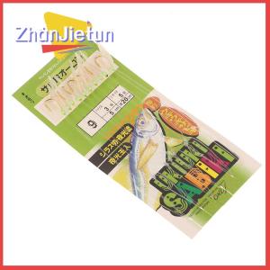 zhanjietun 10 cái gói cá trắng da Bionic Chuỗi móc Apollo uki uki uki sabiki cá trắng da cá Cá Câu Cá lưỡi câu cá dụng cụ câu cá